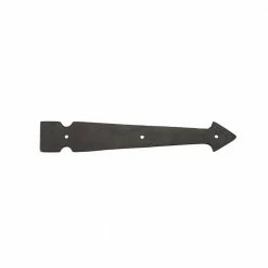 Richelieu Hardware 8-1/16 in. Matte Black Decorative Rustic False Hinge
