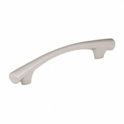 Richelieu Hardware Newtown Collection 5-1/16 in. (128 mm) Center-to-Center Brushed Nickel Contemporary Drawer Pull