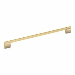 Richelieu Hardware Bloomsbury Collection 20-1/8 in. (512 mm) Metallic Gold and Brushed Gold Contemporary Drawer Pull