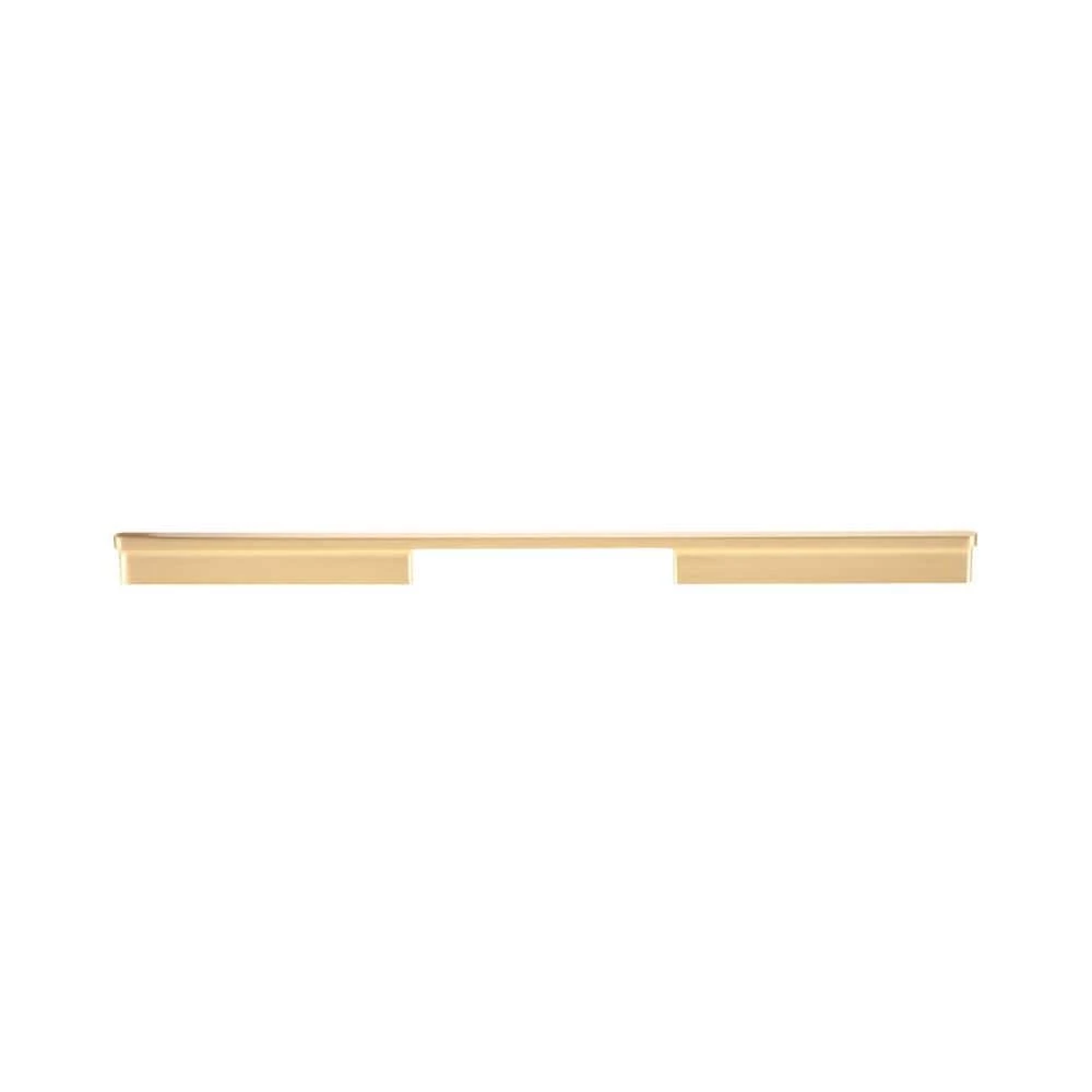 Richelieu Hardware 17-5/8 in. (448 mm) Center-to-Center Brushed Gold Contemporary Drawer Pull 5 Richelieu Hardware 17-5/8 in. (448 mm) Center-to-Center Brushed Gold Contemporary Drawer Pull - Image 3