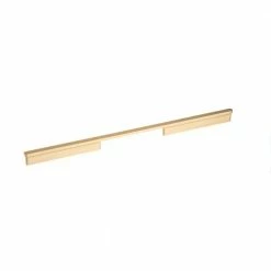 Richelieu Hardware 17-5/8 in. (448 mm) Center-to-Center Brushed Gold Contemporary Drawer Pull