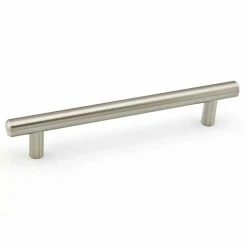 Richelieu Hardware Roosevelt Collection 6-5/16 in. (160 mm) Center-to-Center Brushed Nickel Contemporary Drawer Pull