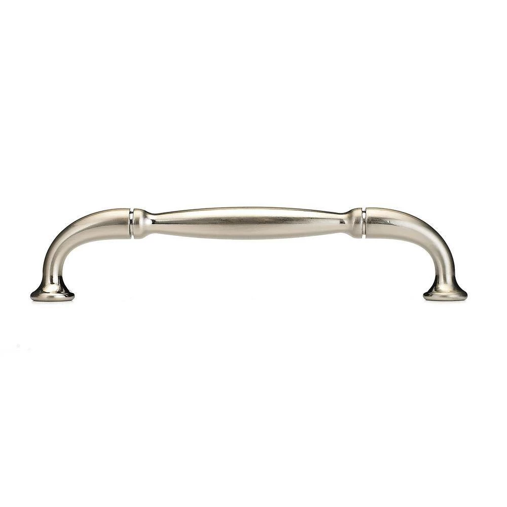Richelieu Hardware Hudson Collection 5-1/16 in. (128 mm) Center-to-Center Brushed Nickel Traditional Drawer Pull 5 Richelieu Hardware Hudson Collection 5-1/16 in. (128 mm) Center-to-Center Brushed Nickel Traditional Drawer Pull - Image 3