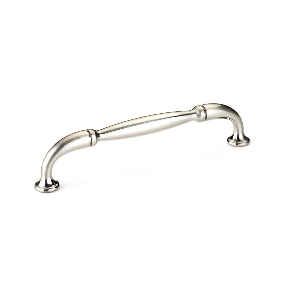 Richelieu Hardware Hudson Collection 5-1/16 in. (128 mm) Center-to-Center Brushed Nickel Traditional Drawer Pull 3 Richelieu Hardware Hudson Collection 5-1/16 in. (128 mm) Center-to-Center Brushed Nickel Traditional Drawer Pull