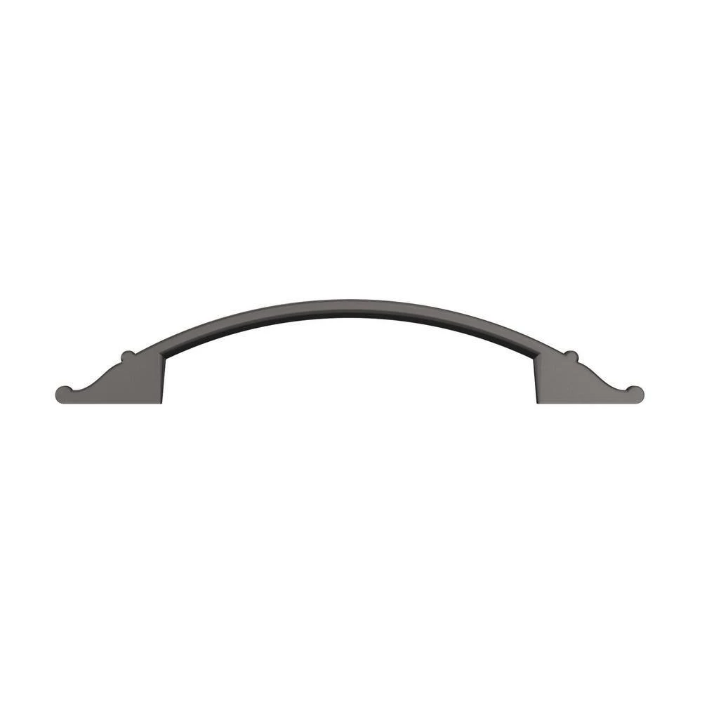 Richelieu Hardware 5-1/16 in. (128 mm) Center-to-Center Antique Nickel Traditional Drawer Pull 5 Richelieu Hardware 5-1/16 in. (128 mm) Center-to-Center Antique Nickel Traditional Drawer Pull - Image 3