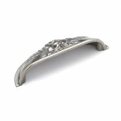 Richelieu Hardware Provence Collection 3-3/4 in. (96 mm) Center-to-Center Pewter Traditional Drawer Pull