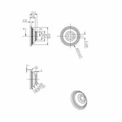 Richelieu Hardware Provence Collection 1-3/4 in. (44 mm) x 3-3/8 in. (85 mm) Matte Black Iron Traditional Drawer Ring Pull -Copper Creek Shop richelieu hardware drawer pulls bp30188909 4f 1000