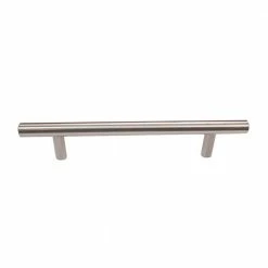 Copper Creek Shop 19 Richelieu Hardware Washington Collection 5-1/16 in. (128 mm) Center-to-Center Brushed Nickel Contemporary Drawer Pull