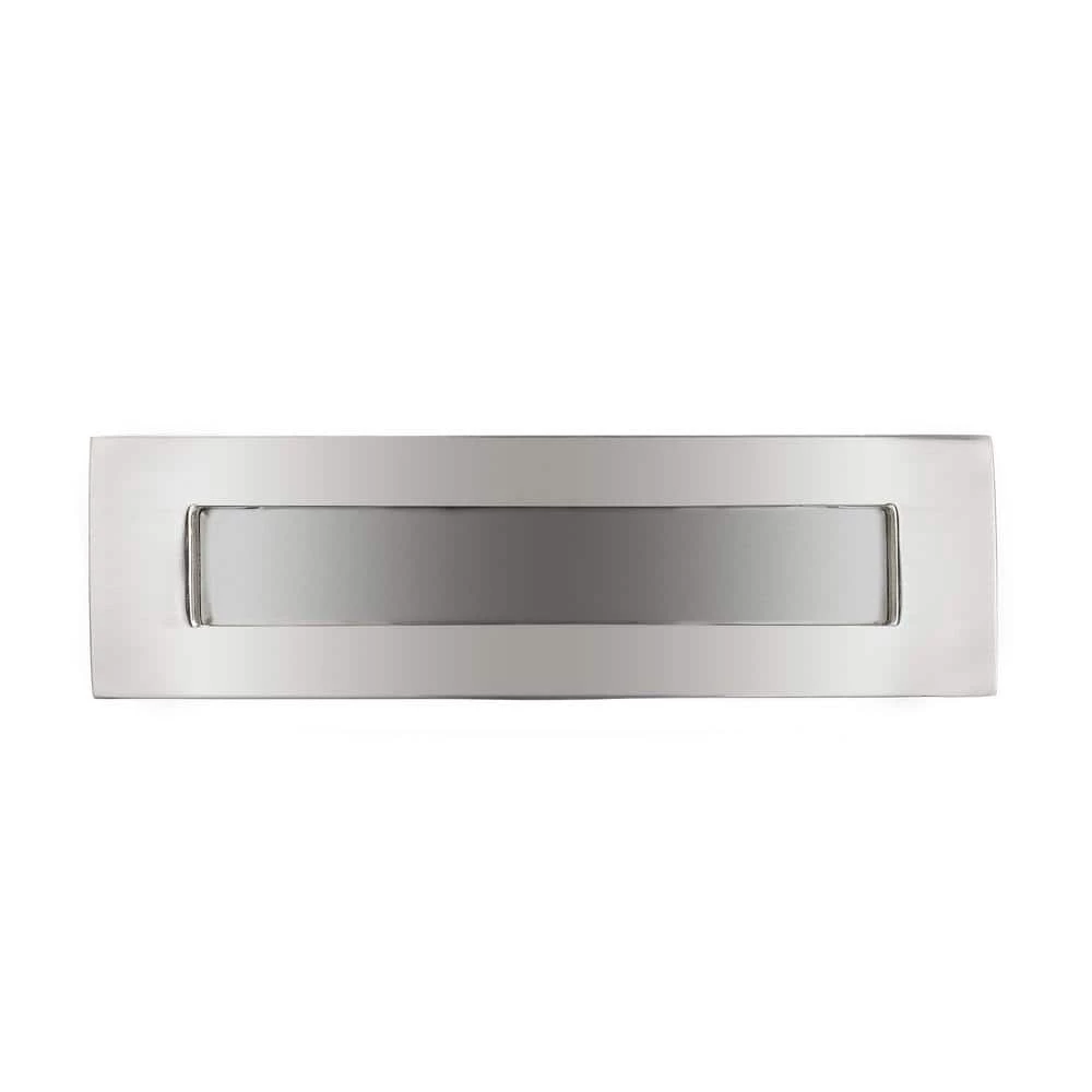 Richelieu Hardware 5-1/16 in. (128 mm) Center-to-Center Brushed Nickel Contemporary Drawer Recessed Pull 4 Richelieu Hardware 5-1/16 in. (128 mm) Center-to-Center Brushed Nickel Contemporary Drawer Recessed Pull - Image 2