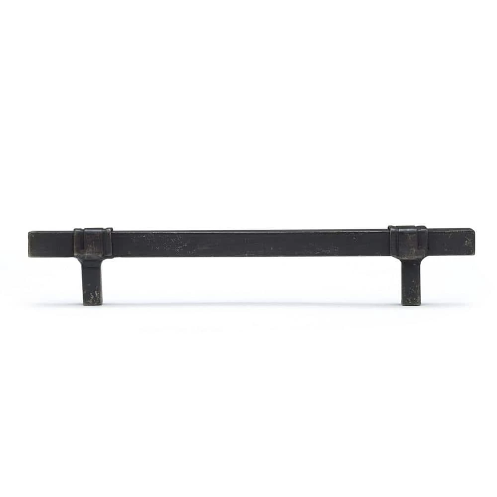Richelieu Hardware Castelo Collection 6-5/16 in. (160 mm) Center-to-Center Matte Black Iron Contemporary Drawer Pull 5 Richelieu Hardware Castelo Collection 6-5/16 in. (160 mm) Center-to-Center Matte Black Iron Contemporary Drawer Pull - Image 3