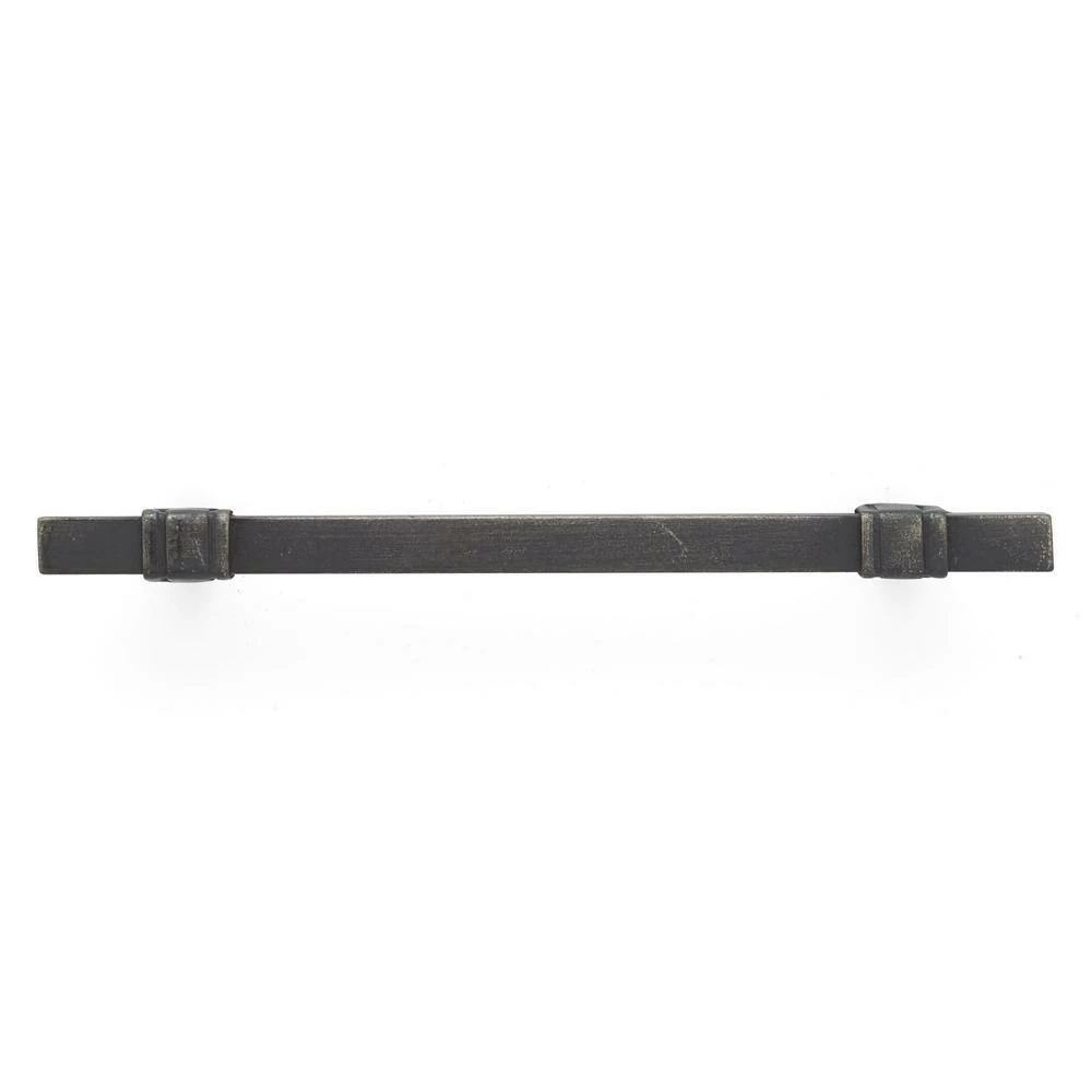Richelieu Hardware Castelo Collection 6-5/16 in. (160 mm) Center-to-Center Matte Black Iron Contemporary Drawer Pull 4 Richelieu Hardware Castelo Collection 6-5/16 in. (160 mm) Center-to-Center Matte Black Iron Contemporary Drawer Pull - Image 2
