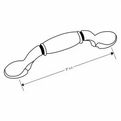 Richelieu Hardware Cherbourg Collection 3 in. (76 mm) Center-to-Center Brass and White Traditional Drawer Pull 7 Richelieu Hardware Cherbourg Collection 3 in. (76 mm) Center-to-Center Brass and White Traditional Drawer Pull -Copper Creek Shop richelieu hardware drawer pulls bp380213030 4f 1000