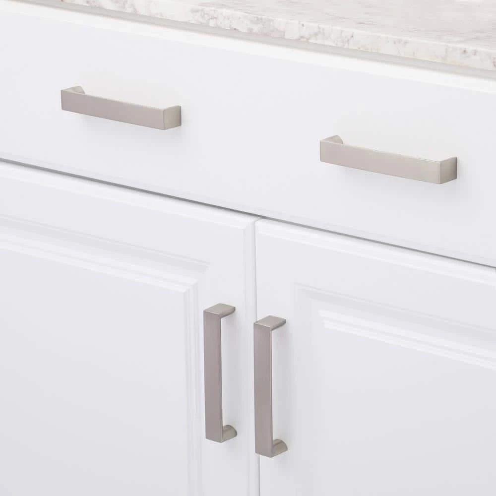 Richelieu Hardware Fort Greene Collection 5-1/16 in. (128 mm) Center-to-Center Brushed Nickel Contemporary Drawer Pull 10 Richelieu Hardware Fort Greene Collection 5-1/16 in. (128 mm) Center-to-Center Brushed Nickel Contemporary Drawer Pull - Image 8