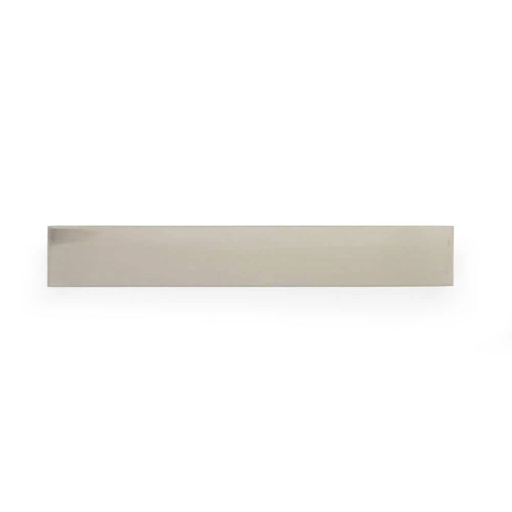 Richelieu Hardware Fort Greene Collection 5-1/16 in. (128 mm) Center-to-Center Brushed Nickel Contemporary Drawer Pull 4 Richelieu Hardware Fort Greene Collection 5-1/16 in. (128 mm) Center-to-Center Brushed Nickel Contemporary Drawer Pull - Image 2