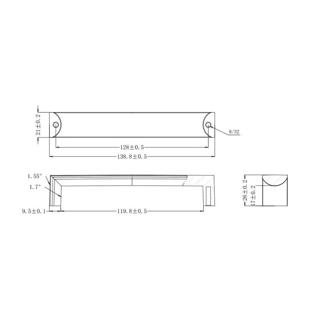 Richelieu Hardware Fort Greene Collection 5-1/16 in. (128 mm) Center-to-Center Brushed Nickel Contemporary Drawer Pull 8 Richelieu Hardware Fort Greene Collection 5-1/16 in. (128 mm) Center-to-Center Brushed Nickel Contemporary Drawer Pull - Image 6