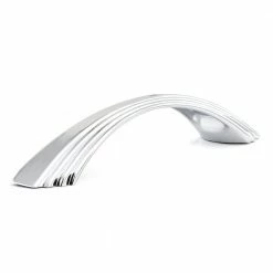 Richelieu Hardware Riverdale Collection 5-1/16 in. (128 mm) Center-to-Center Chrome Contemporary Drawer Pull