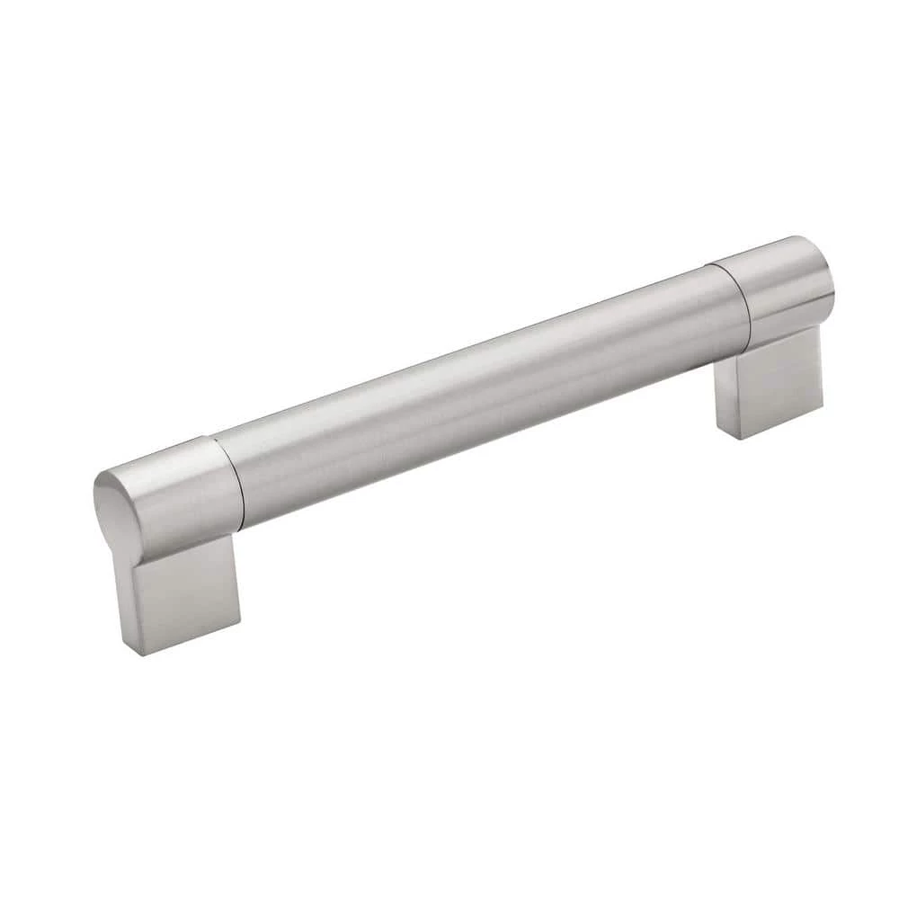 Richelieu Hardware Moncalieri Collection 6-5/16 in. (160 mm) Center-to-Center Brushed Nickel Contemporary Drawer Pull 3 Richelieu Hardware Moncalieri Collection 6-5/16 in. (160 mm) Center-to-Center Brushed Nickel Contemporary Drawer Pull