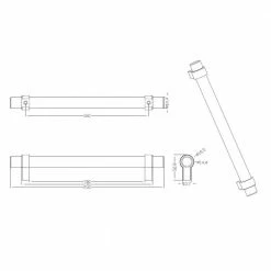 Richelieu Hardware Greenwich Collection 6-5/16 in. (160 mm) Center-to-Center Brushed Oil-Rubbed Bronze Contemporary Drawer Pull -Copper Creek Shop richelieu hardware drawer pulls bp5016160borb 4f 1000