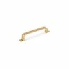 Richelieu Hardware 5-1/16 in. (128 mm) Center to Center Aurum Brushed Gold Contemporary Drawer Pull