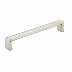 Richelieu Hardware Hamilton Collection 6-5/16 in. (160 mm) Center-to-Center Brushed Nickel Contemporary Drawer Pull