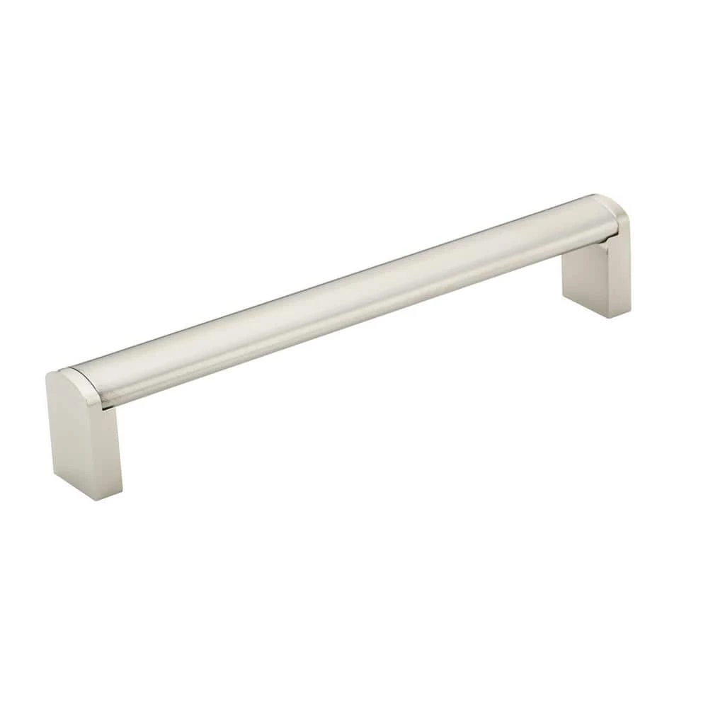 Richelieu Hardware Hamilton Collection 6-5/16 in. (160 mm) Center-to-Center Brushed Nickel Contemporary Drawer Pull 3 Richelieu Hardware Hamilton Collection 6-5/16 in. (160 mm) Center-to-Center Brushed Nickel Contemporary Drawer Pull
