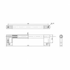 Richelieu Hardware Avellino Collection 6-5/16 in. (160 mm) Center-to-Center Brushed Nickel Contemporary Drawer Pull -Copper Creek Shop richelieu hardware drawer pulls bp527160195 1f 1000