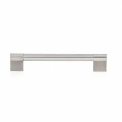 Richelieu Hardware Avellino Collection 6-5/16 in. (160 mm) Center-to-Center Brushed Nickel Contemporary Drawer Pull -Copper Creek Shop richelieu hardware drawer pulls bp527160195 4f 1000