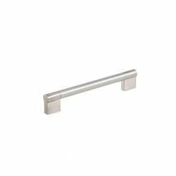 Richelieu Hardware Avellino Collection 6-5/16 in. (160 mm) Center-to-Center Brushed Nickel Contemporary Drawer Pull