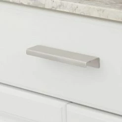 Richelieu Hardware Lenox Collection 4 in. (102 mm) Center-to-Center Stainless Steel Contemporary Drawer Edge Pull -Copper Creek Shop richelieu hardware drawer pulls bp57606170 31 1000