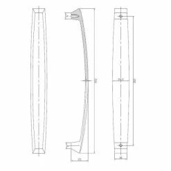 Richelieu Hardware 7-9/16 in. (192 mm) Center-to-Center Chrome Contemporary Drawer Pull -Copper Creek Shop richelieu hardware drawer pulls bp5959192140 44 1000