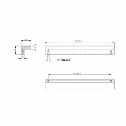 Richelieu Hardware 2-1/2 in. (64 mm) Brushed Black Stainless Steel Contemporary Drawer Pull 9 Richelieu Hardware 2-1/2 in. (64 mm) Brushed Black Stainless Steel Contemporary Drawer Pull -Copper Creek Shop richelieu hardware drawer pulls bp6466494 1f 1000