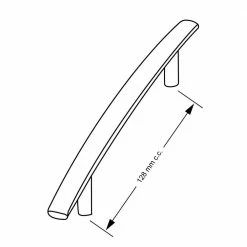 Richelieu Hardware Lytton Collection 5-1/16 in. (128 mm) Center-to-Center Brushed Nickel Contemporary Drawer Pull -Copper Creek Shop richelieu hardware drawer pulls bp6501195 4f 1000