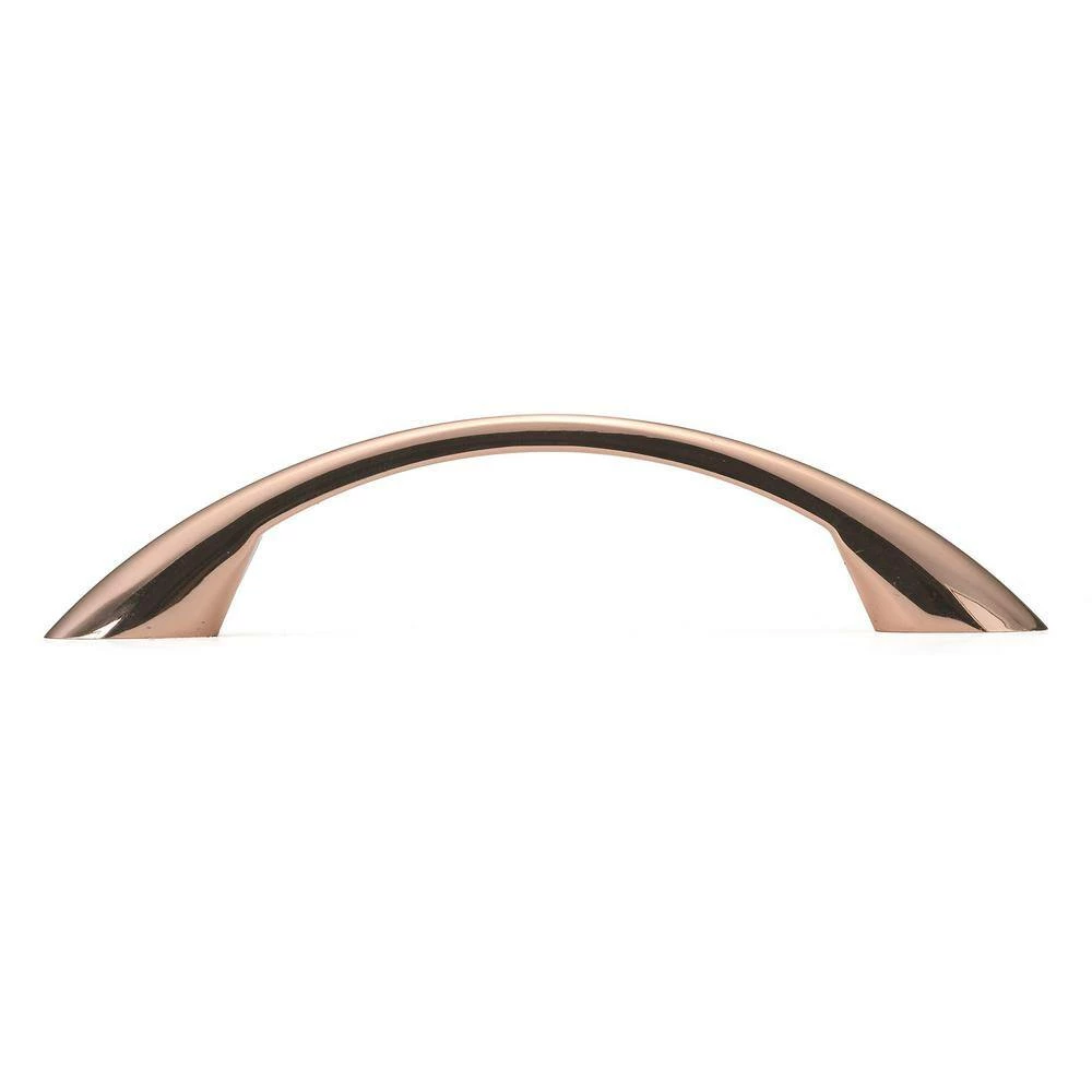 Richelieu Hardware Charleston Collection 3-3/4 in. (96 mm) Center-to-Center Polished Copper Contemporary Drawer Pull 6 Richelieu Hardware Charleston Collection 3-3/4 in. (96 mm) Center-to-Center Polished Copper Contemporary Drawer Pull - Image 4