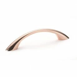 Richelieu Hardware Charleston Collection 3-3/4 in. (96 mm) Center-to-Center Polished Copper Contemporary Drawer Pull