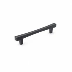 Richelieu Hardware Westmount Collection 5-1/16 in. (128 mm) Center-to-Center Matte Black Transitional Drawer Pull