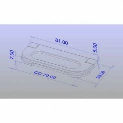 Richelieu Hardware 2-3/4 in. (70 mm) Center-to-Center Brushed Nickel Contemporary Drawer Pull -Copper Creek Shop richelieu hardware drawer pulls bp77370195 44 1000