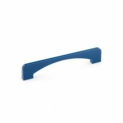 Richelieu Hardware Cosenza Collection 6-5/16 in. (160 mm) Center-to-Center Blue Contemporary Drawer Pull