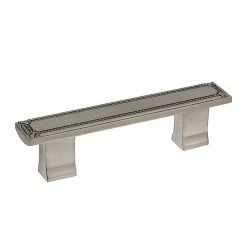 Richelieu Hardware Brossard Collection 3 in. (76 mm) Center-to-Center Brushed Nickel Traditional Drawer Pull