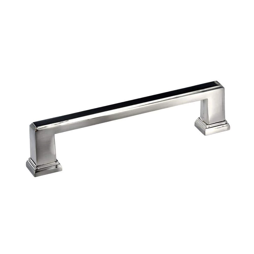 Richelieu Hardware Mirabel Collection 5-1/16 in. (128 mm) Center-to-Center Brushed Nickel Transitional Drawer Pull 3 Richelieu Hardware Mirabel Collection 5-1/16 in. (128 mm) Center-to-Center Brushed Nickel Transitional Drawer Pull