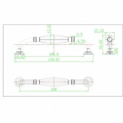 Richelieu Hardware Madeleine Collection 5-1/16 in. (128 mm) Center-to-Center Antique Copper Traditional Drawer Pull -Copper Creek Shop richelieu hardware drawer pulls bp80718128193 4f 1000