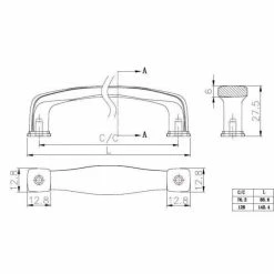 Richelieu Hardware Charlemagne Collection 5-1/16 in. (128 mm) Center-to-Center Brushed Nickel Transitional Drawer Pull -Copper Creek Shop richelieu hardware drawer pulls bp810128195 4f 1000