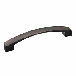 Richelieu Hardware Boisbriand Collection 5-1/16 in. (128 mm) Center-to-Center Brushed Oil-Rubbed Bronze Transitional Drawer Pull