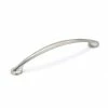 Richelieu Hardware Germain Collection 5-1/16 in. (128 mm) Center-to-Center Brushed Nickel Contemporary Drawer Pull