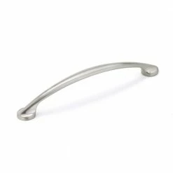 Richelieu Hardware Germain Collection 5-1/16 in. (128 mm) Center-to-Center Brushed Nickel Contemporary Drawer Pull