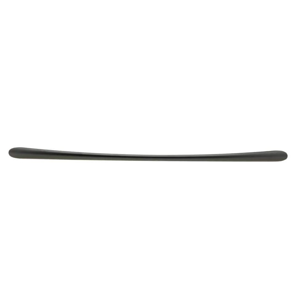Richelieu Hardware Astoria Collection 12 in. (305 mm) Center-to-Center Matte Black Contemporary Drawer Pull 4 Richelieu Hardware Astoria Collection 12 in. (305 mm) Center-to-Center Matte Black Contemporary Drawer Pull - Image 2