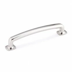 Richelieu Hardware Terrebonne Collection 5-1/16 in. (128 mm) Center-to-Center Polished Nickel Transitional Drawer Pull