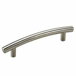 Richelieu Hardware Nîmes Collection 3-3/4 in. (96 mm) Center-to-Center Brushed Nickel Traditional Drawer Pull