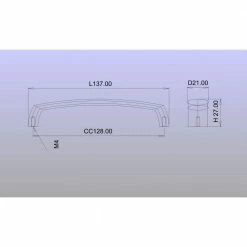 Richelieu Hardware Albany Collection 5-1/16 in. (128 mm) Center-to-Center Brushed Nickel Contemporary Drawer Pull 12 Richelieu Hardware Albany Collection 5-1/16 in. (128 mm) Center-to-Center Brushed Nickel Contemporary Drawer Pull -Copper Creek Shop richelieu hardware drawer pulls bp871128195 44 1000