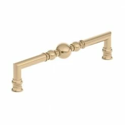 Richelieu Hardware 7-9/16 in. (192 mm) Center-to-Center Champagne Bronze Traditional Drawer Pull