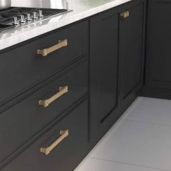 Richelieu Hardware Verona Collection 7-9/16 in. (192 mm) Center-to-Center Champagne Bronze Transitional Drawer Pull -Copper Creek Shop richelieu hardware drawer pulls bp8822192chbrz 31 1000